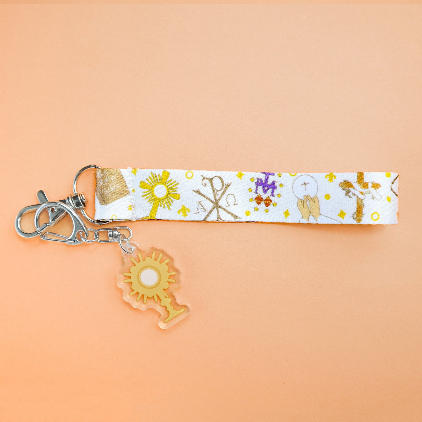 Holy Mass Lanyard Keychain