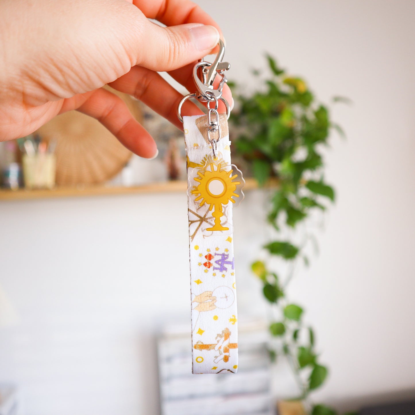 Holy Mass Lanyard Keychain