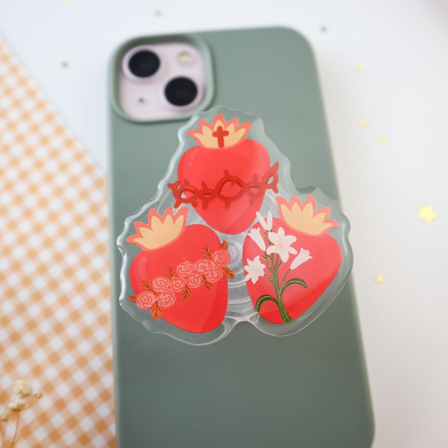 Holy Hearts Phone Grip