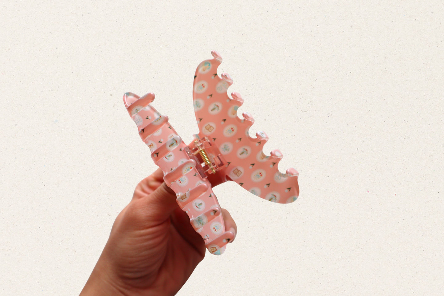 Pink Marian Hair Clip
