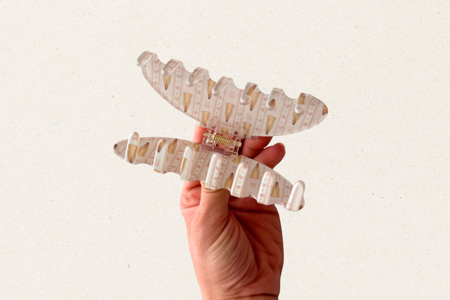 Our Lady of Fatima Hair Clip