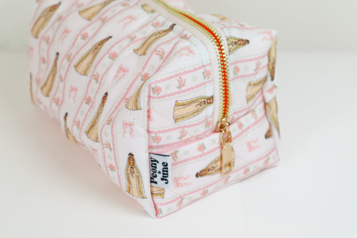 Fatima Quilted Makeup Bag