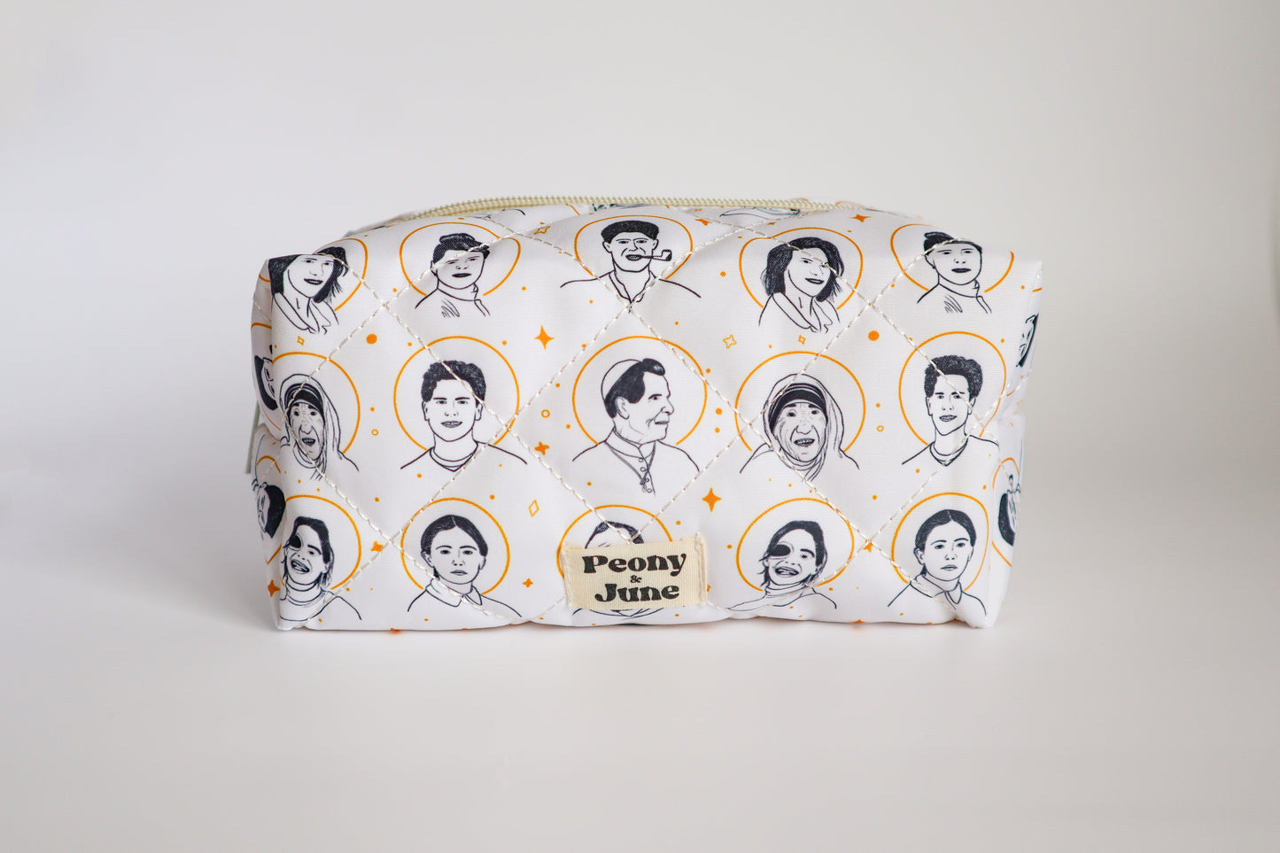 Saints Quilted Pouch