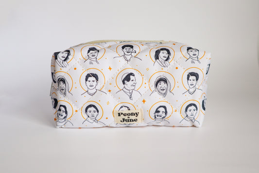 Saints Quilted Pouch