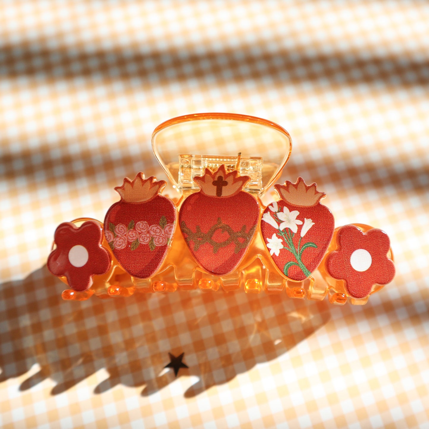 Holy Hearts Hair Clip