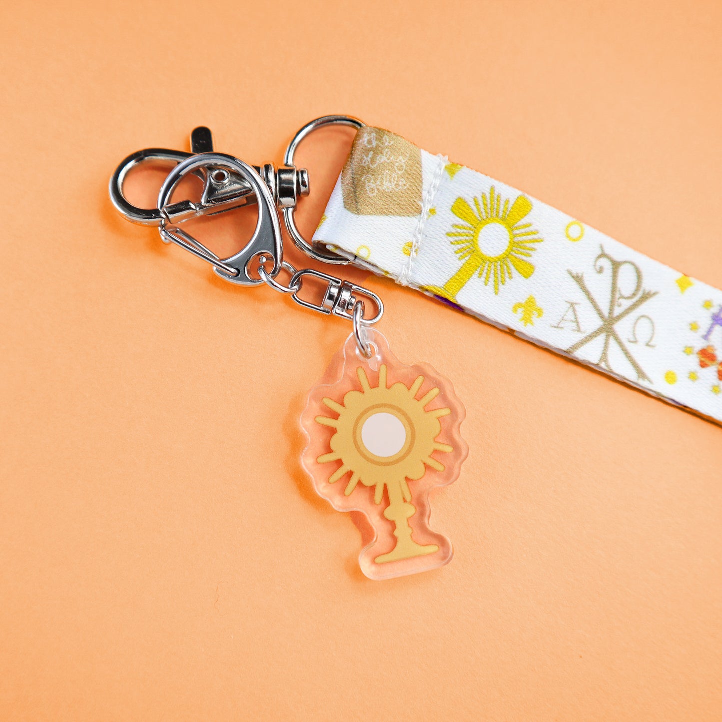 Holy Mass Lanyard Keychain