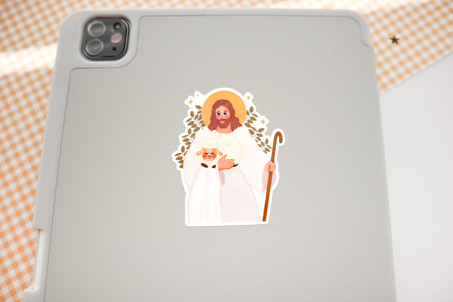 Jesus The Good Shepherd Sticker