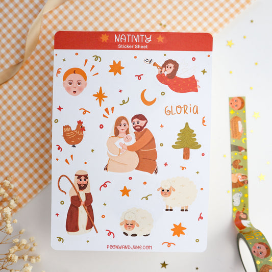 Nativity Sticker Sheet