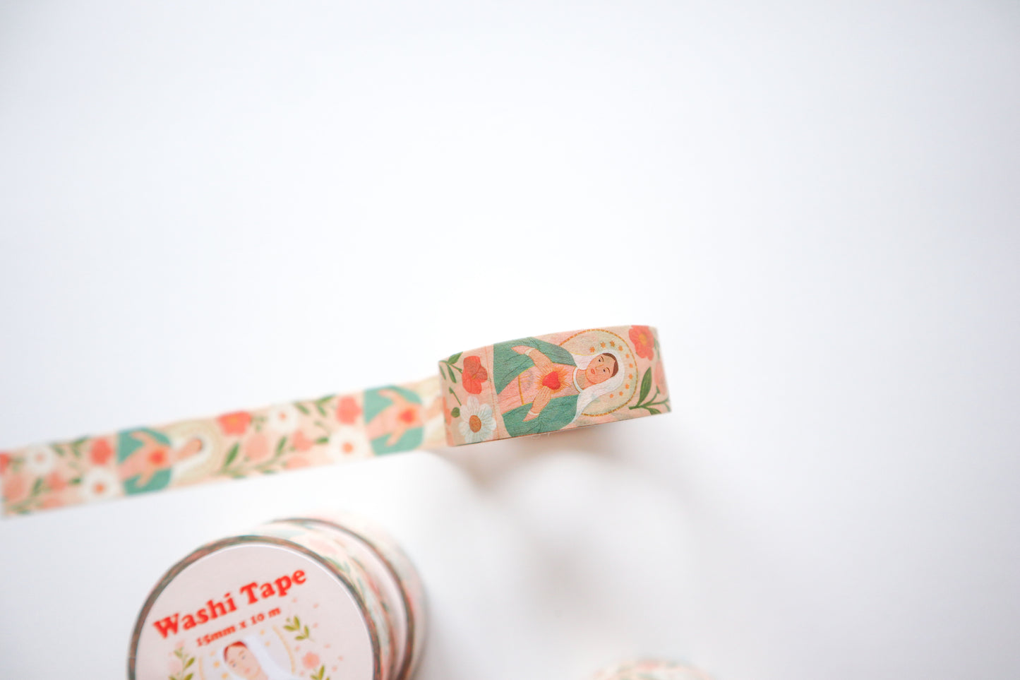 Floral Immaculate Heart Washi Tape