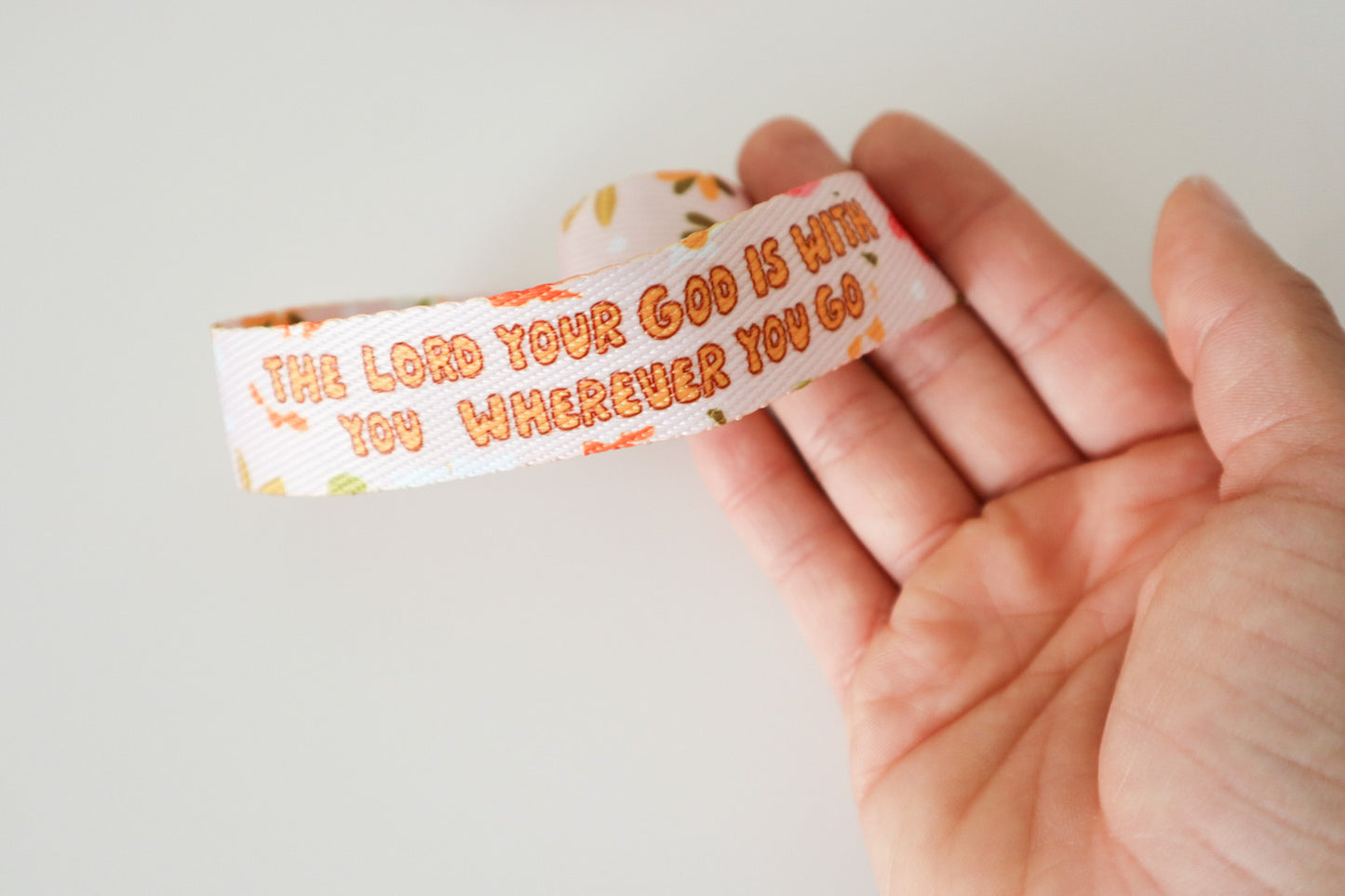 The Lord Is With You Wristlet