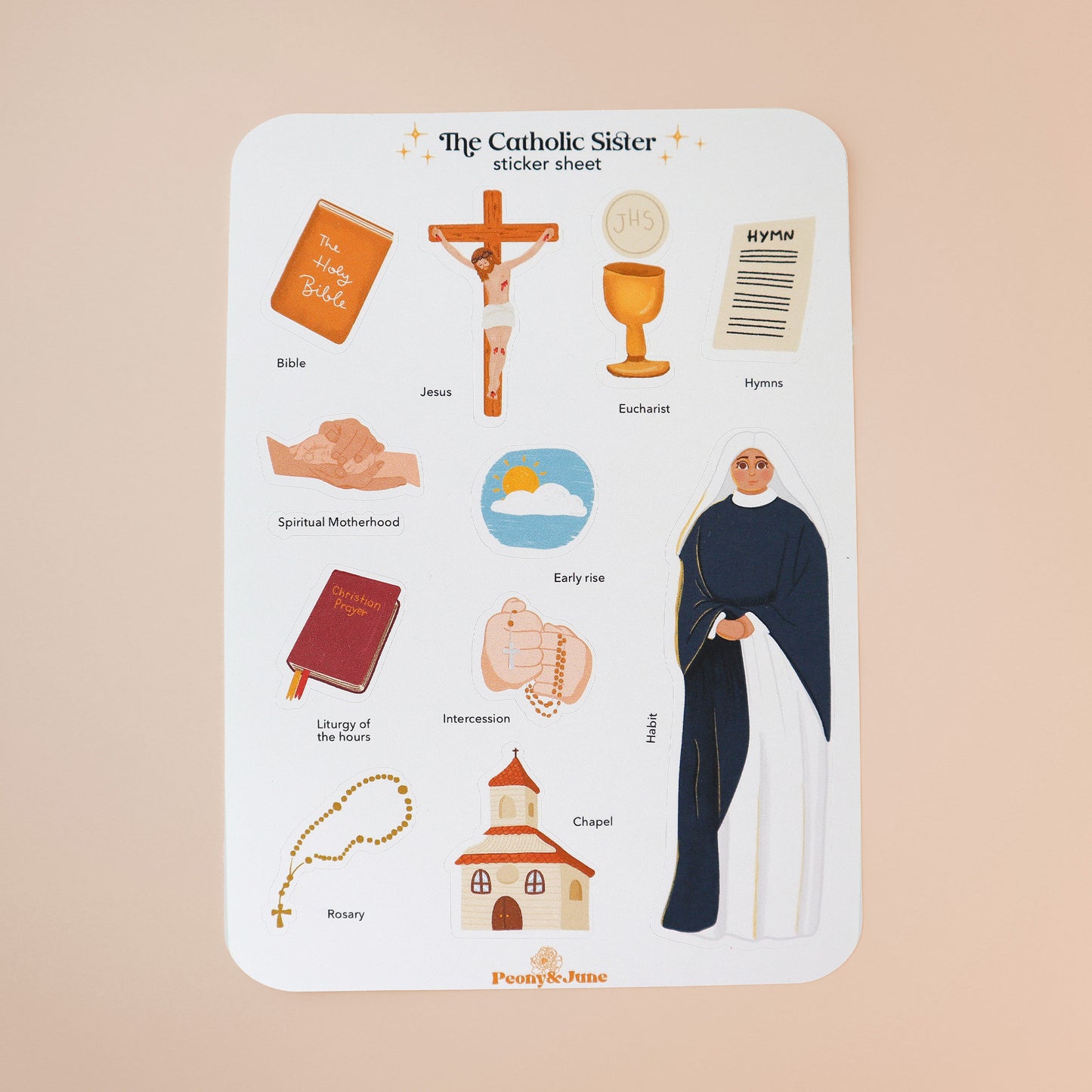 The Catholic Sister Sticker Sheet