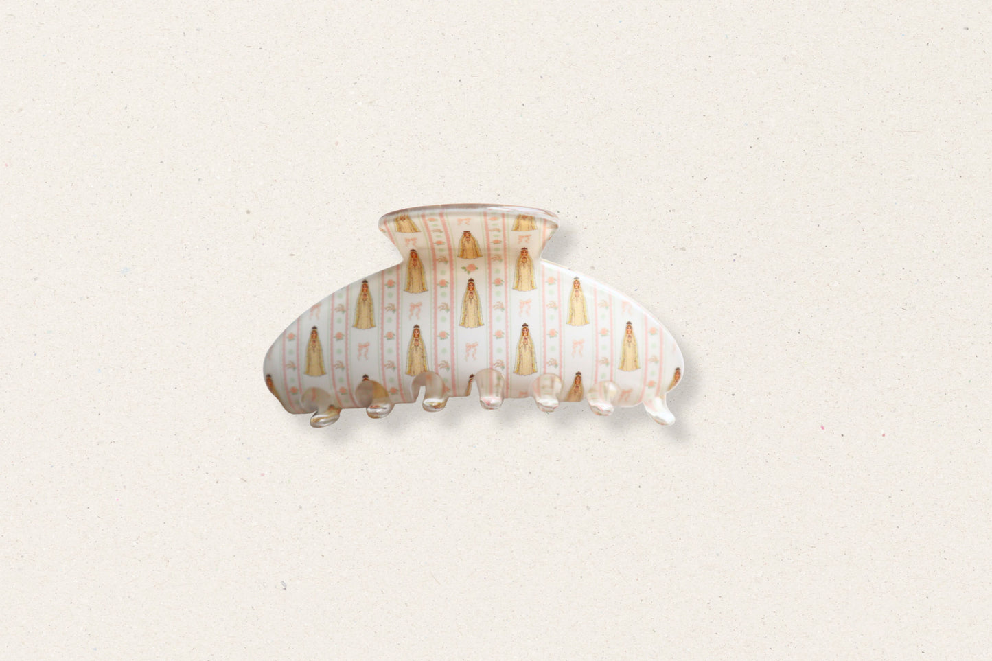 Our Lady of Fatima Hair Clip