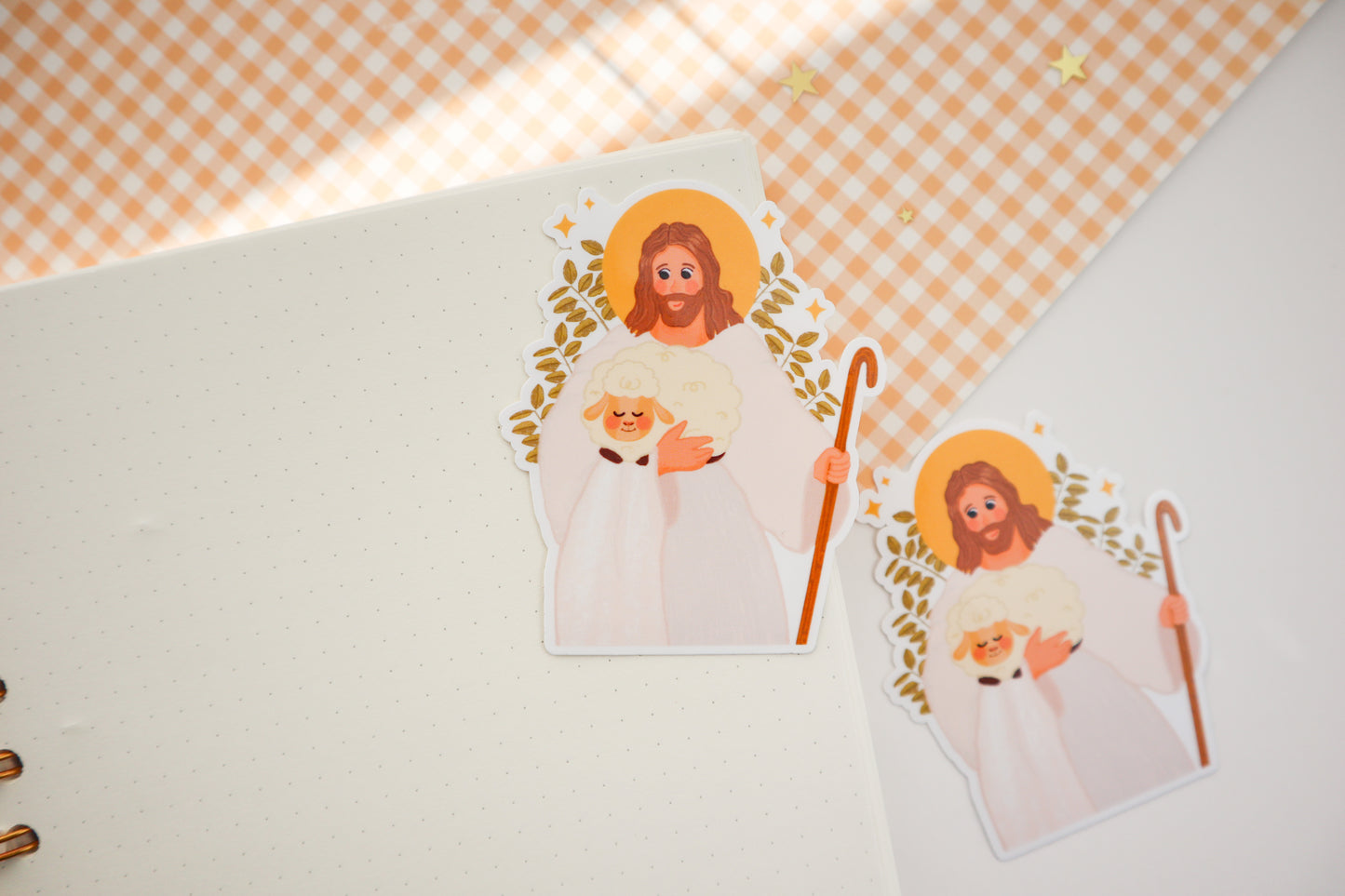 Jesus The Good Shepherd Sticker