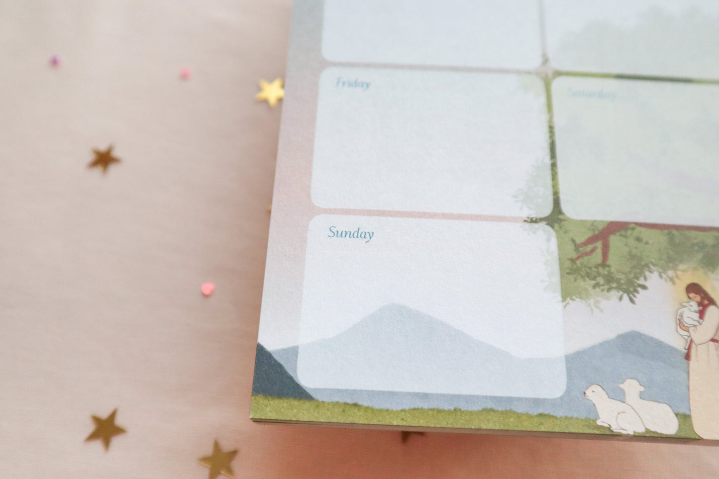 Jesus The Good Shepherd Weekly Planner Pad