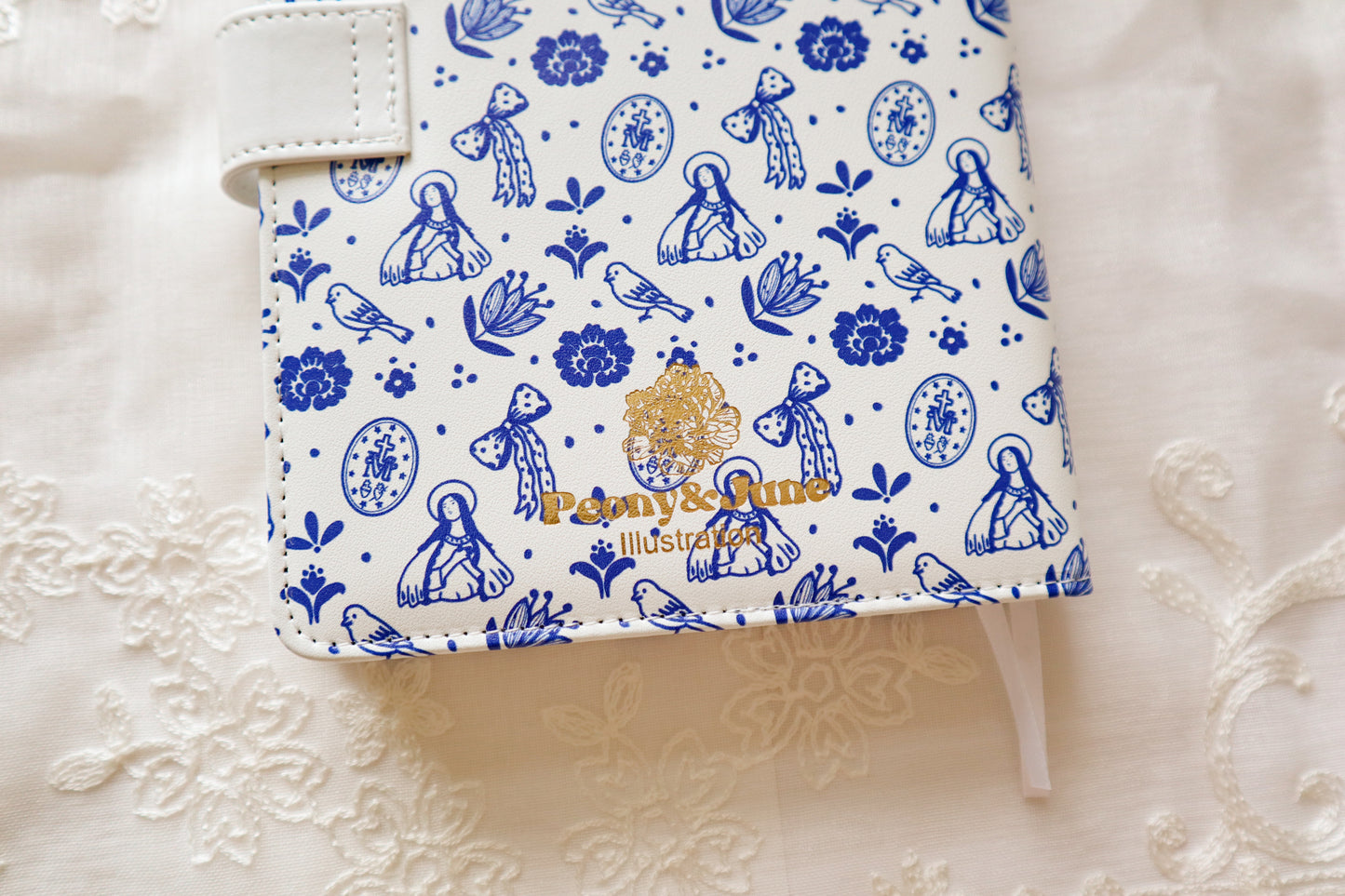 Blue Marian Leather Journal