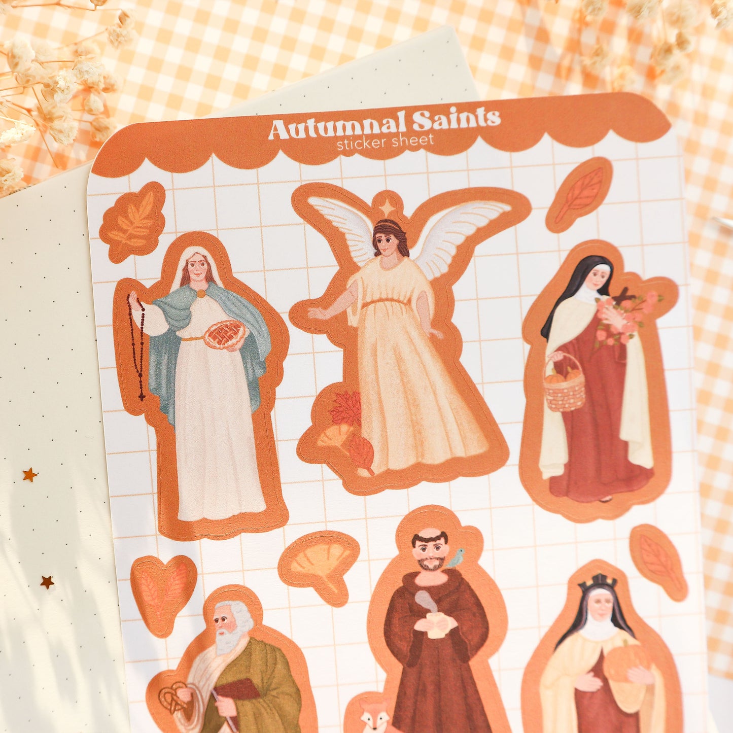 Autumnal Saints Sticker Sheet
