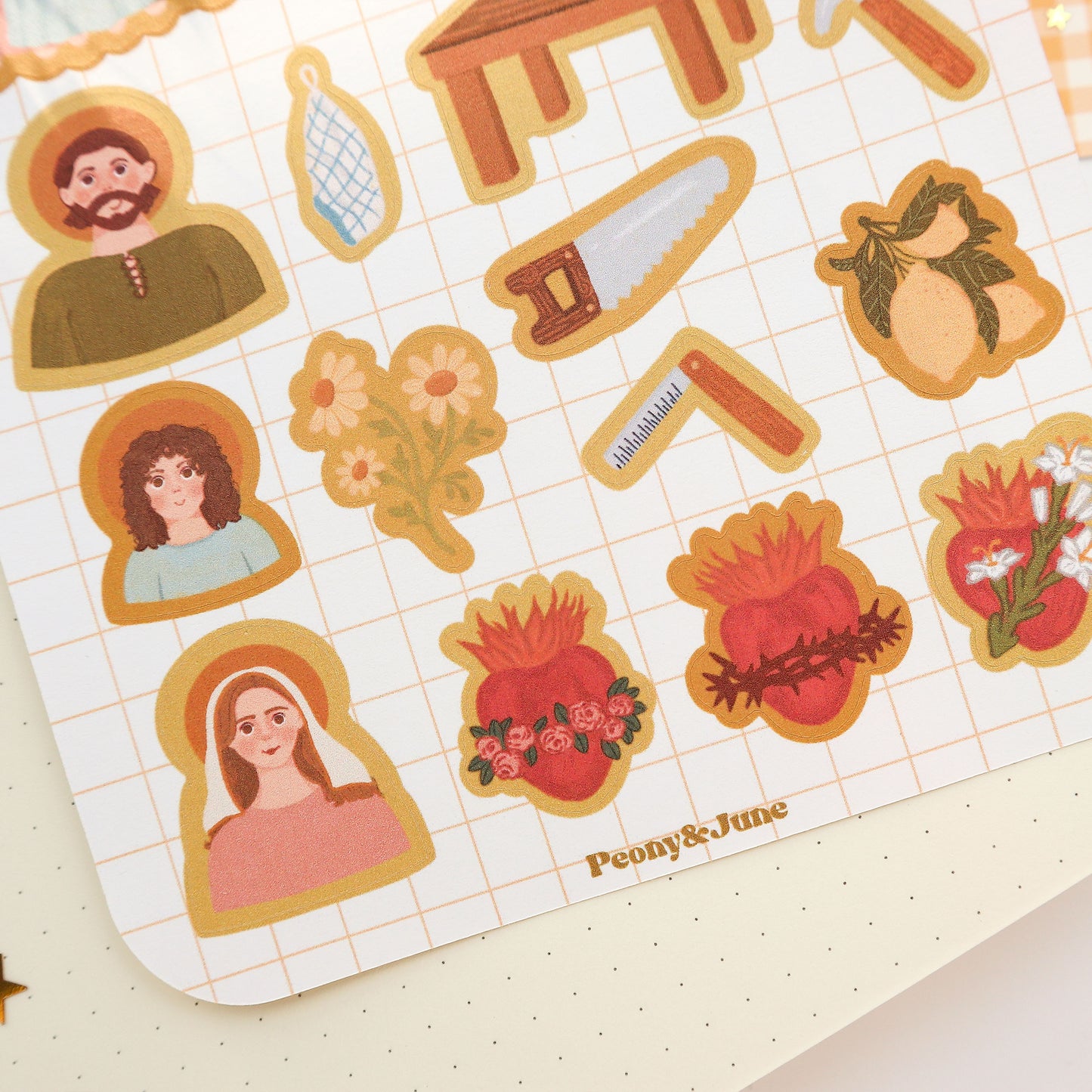 Holy Family Sticker Sheet