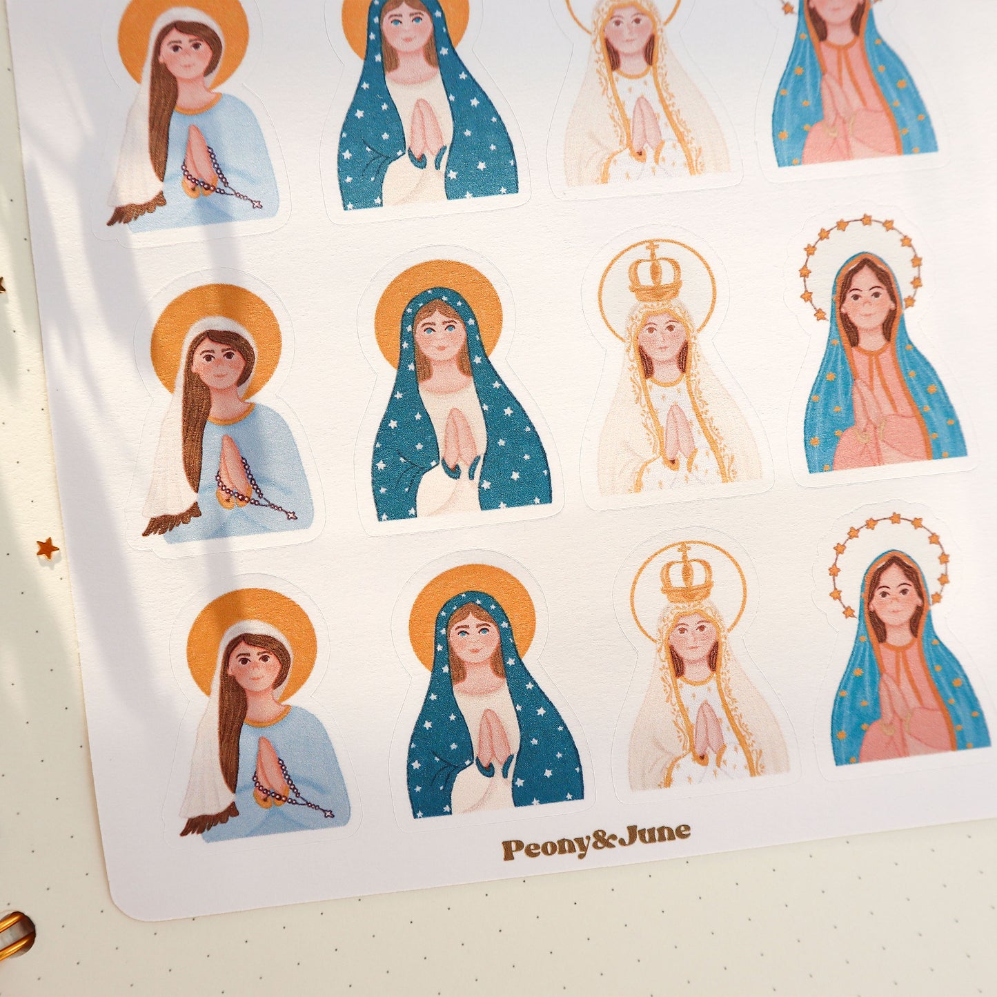 Blessed Mother Sticker Sheet
