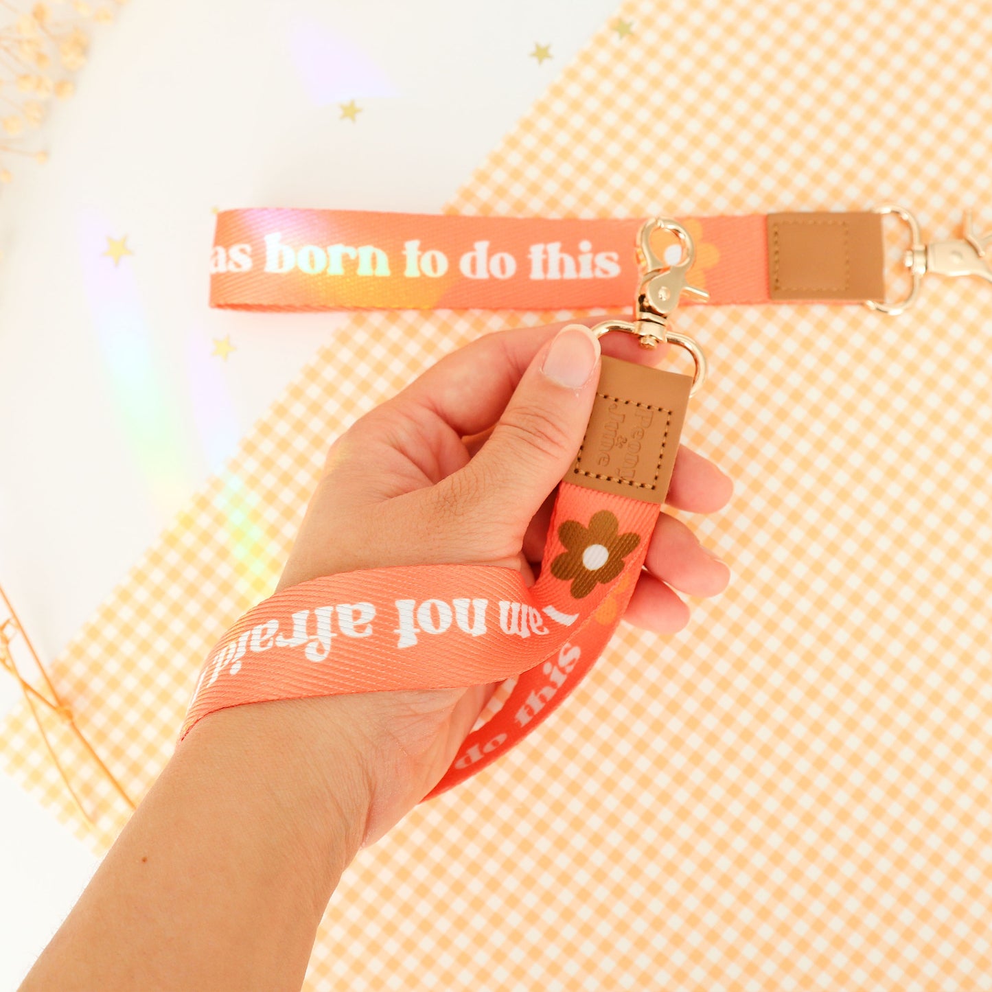 St Joan of Arc Wristlet Keychain