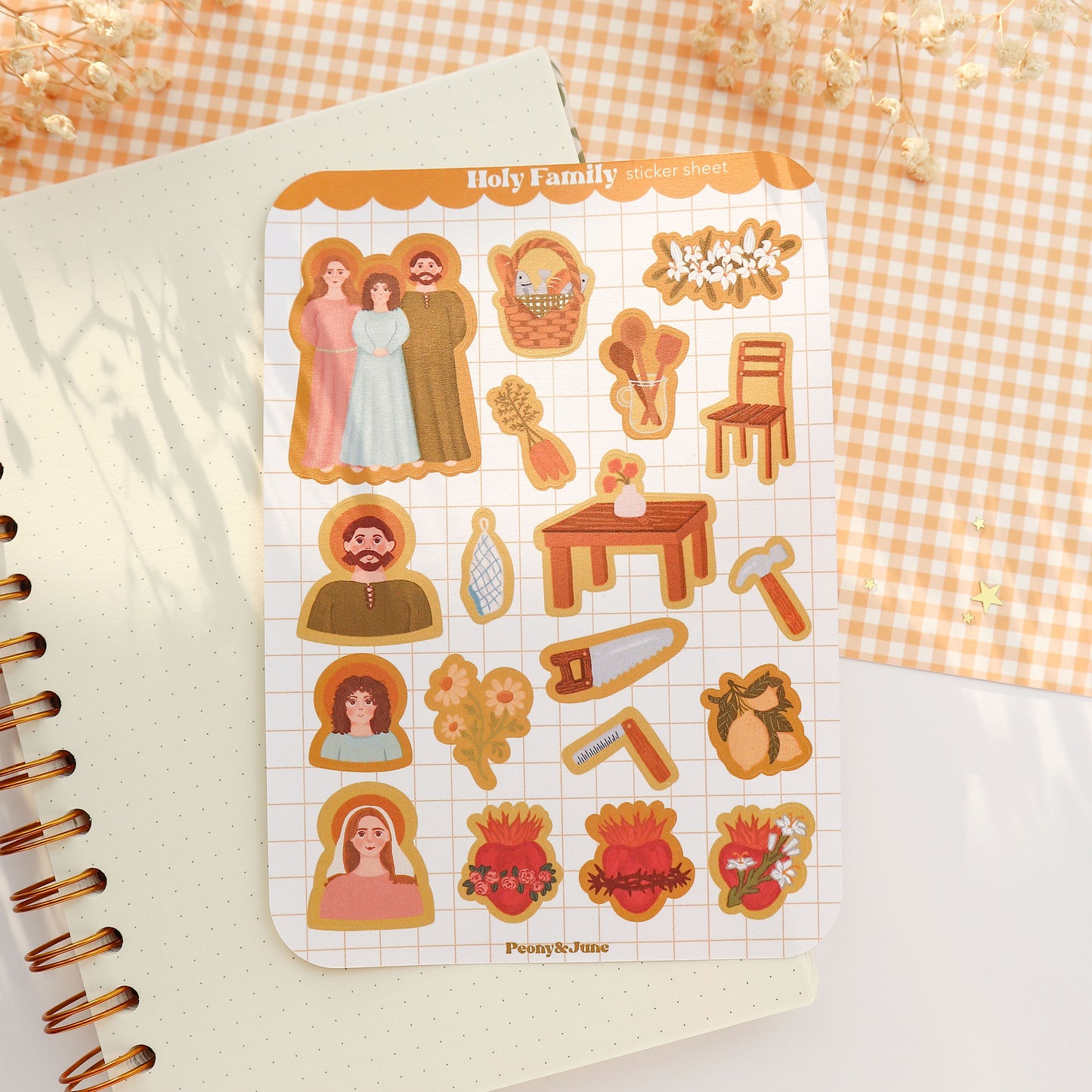 Holy Family Sticker Sheet