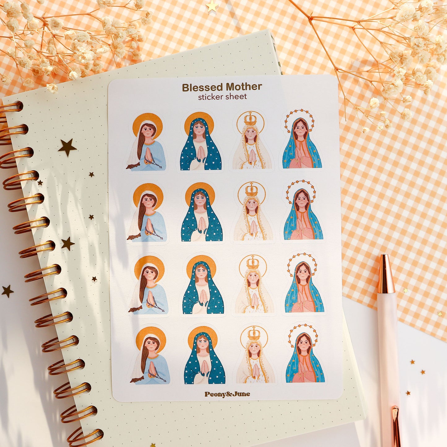 Blessed Mother Sticker Sheet