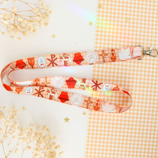 Catholic Symbols Lanyard