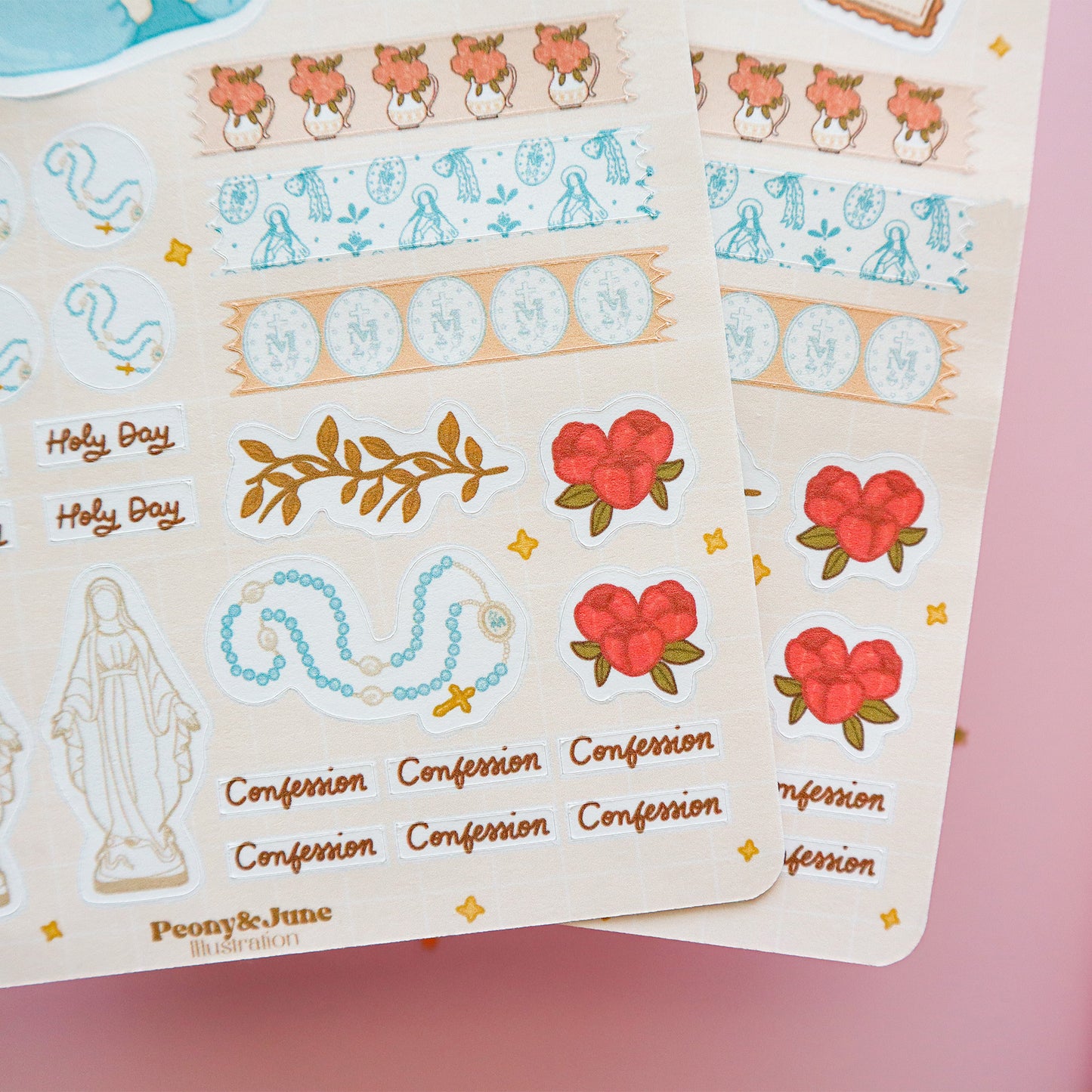 Marian Sticker Sheet