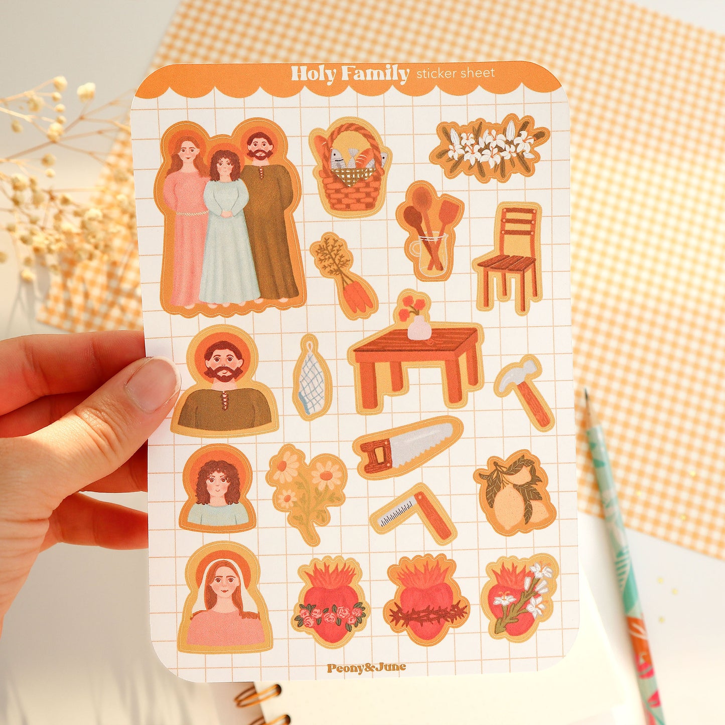 Holy Family Sticker Sheet