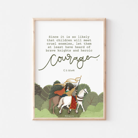C.S. Lewis Kids Room Print