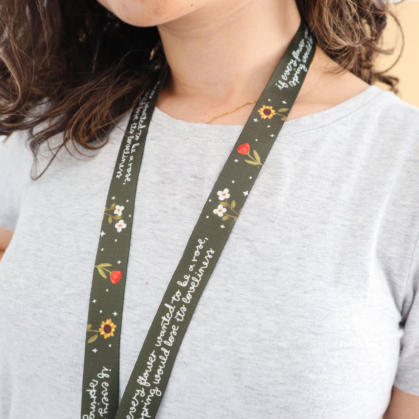 St Therese Lanyard