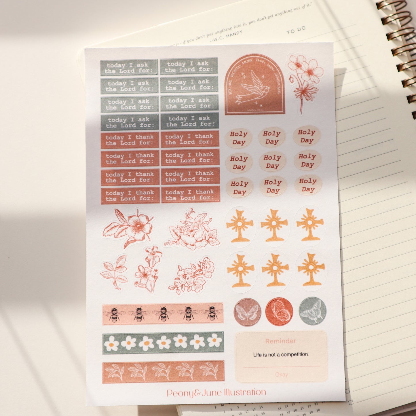 Prayer Journal Sticker Sheet