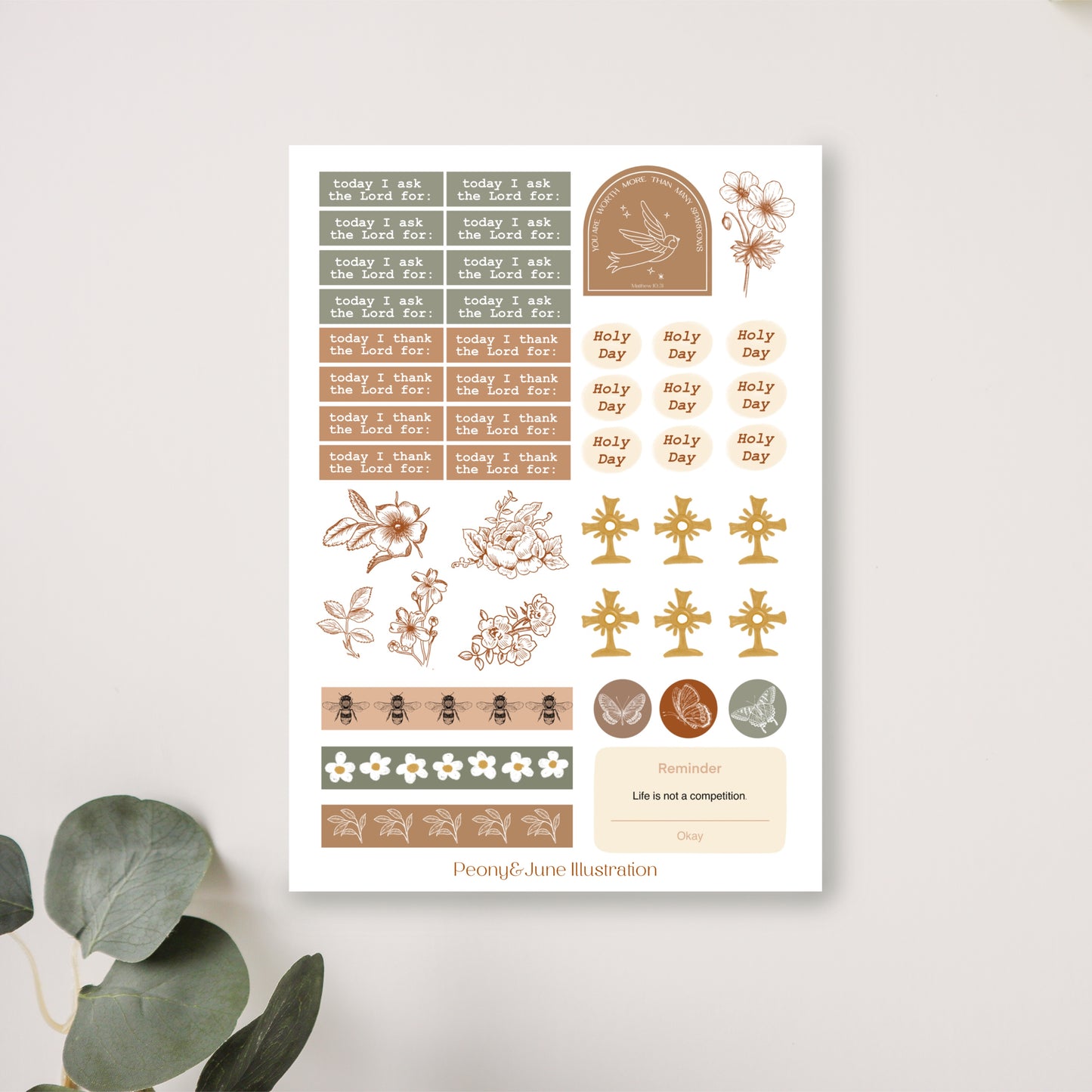 Prayer Journal Sticker Sheet