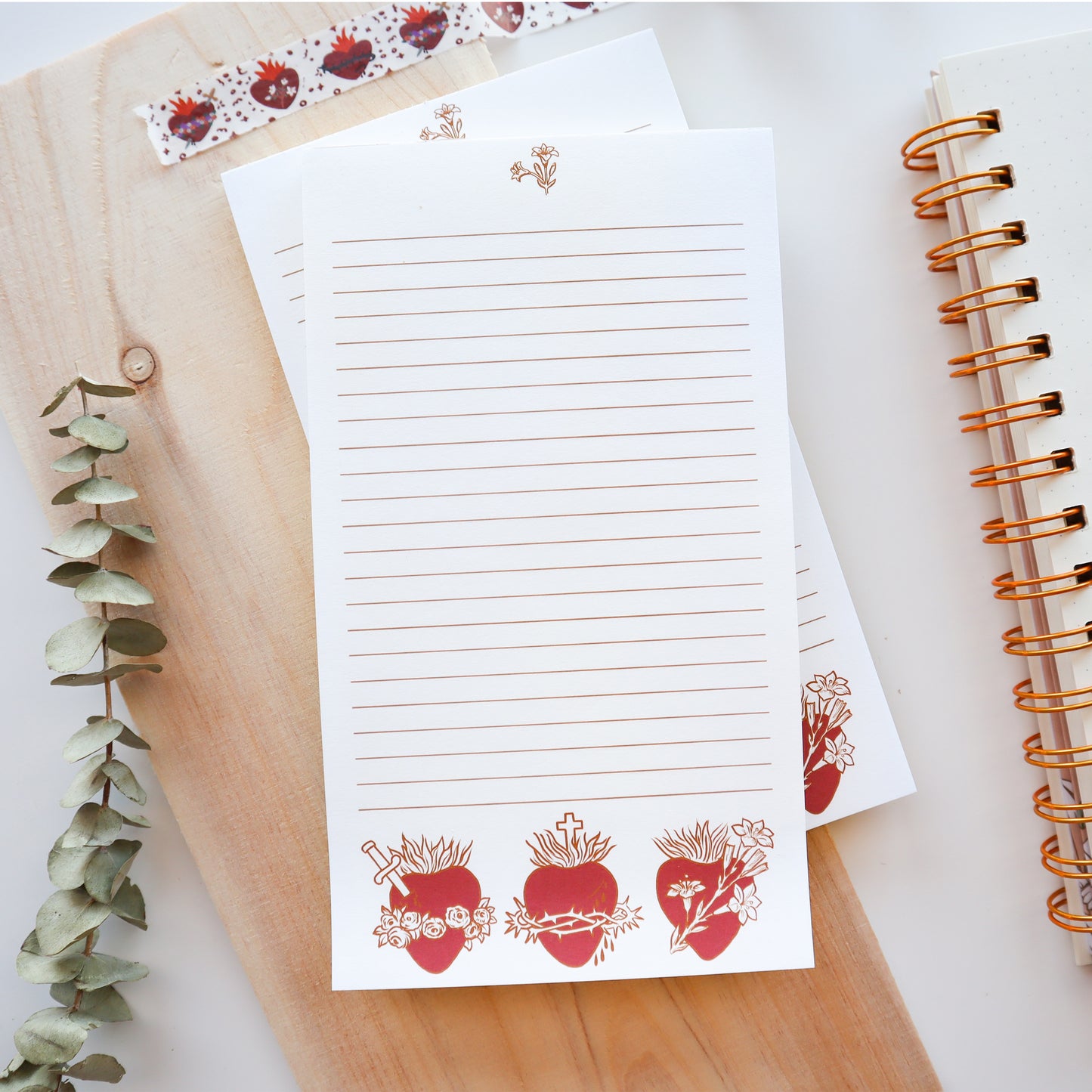 Holy Hearts Notepad