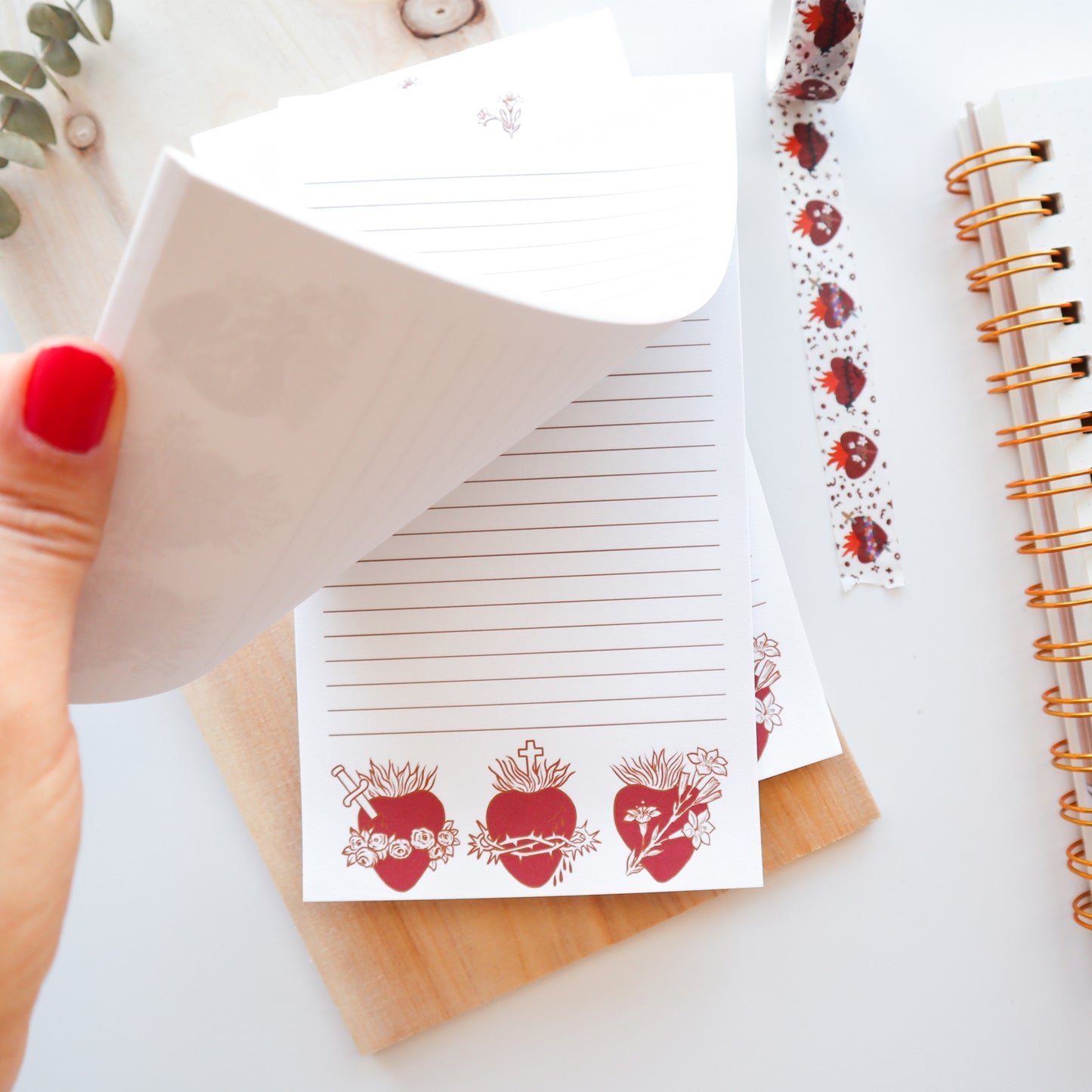 Holy Hearts Notepad