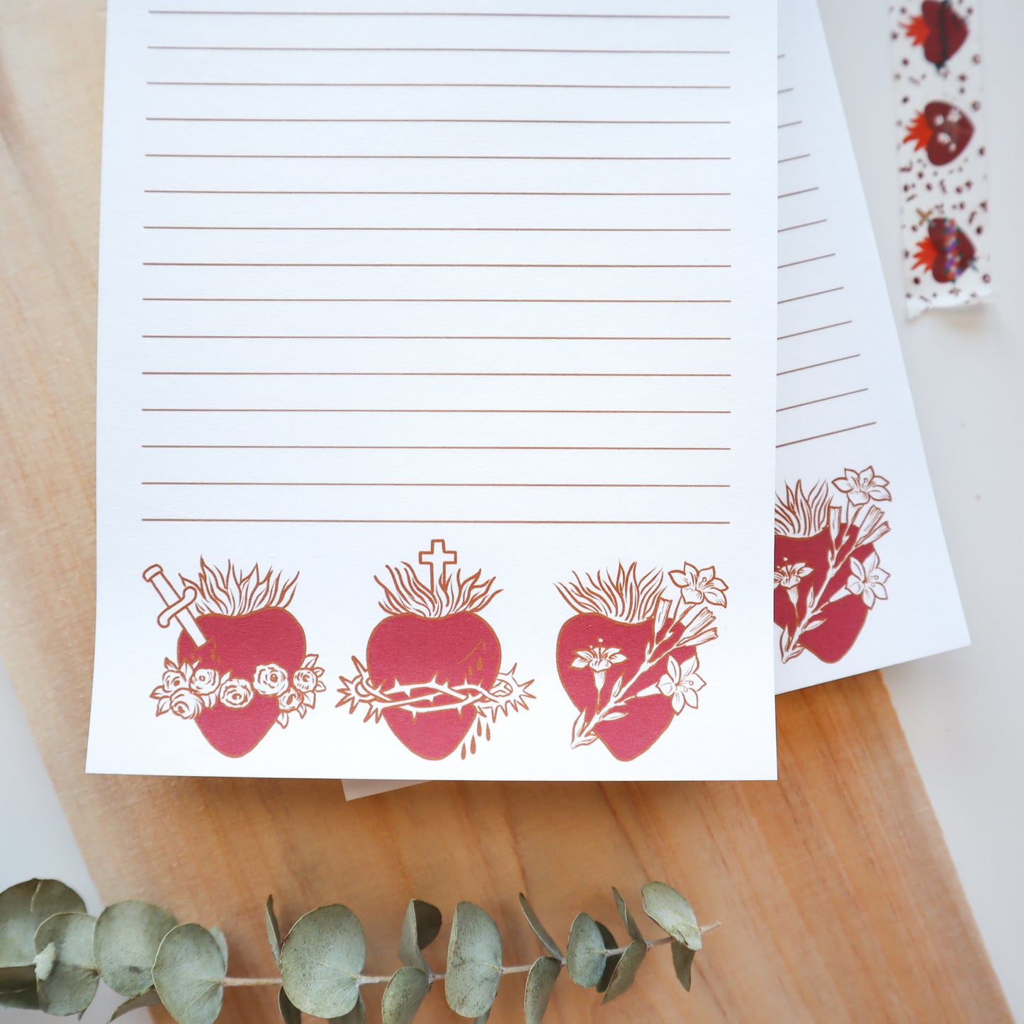 Holy Hearts Notepad