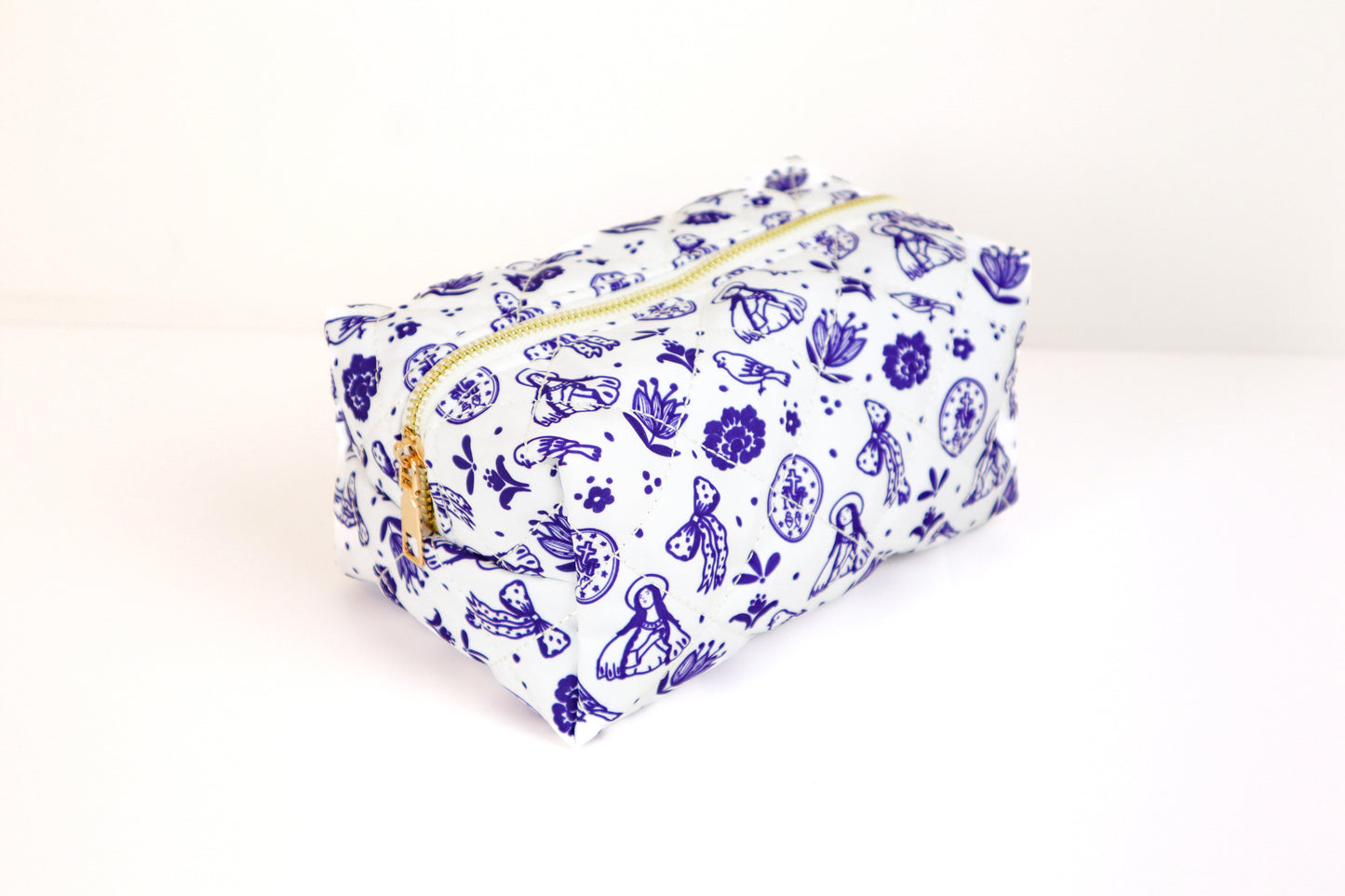 Marian Quilted Makeup Bag