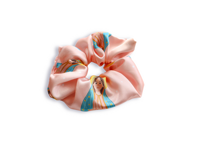 Our Lady of Guadalupe Medium Satin Scrunchie