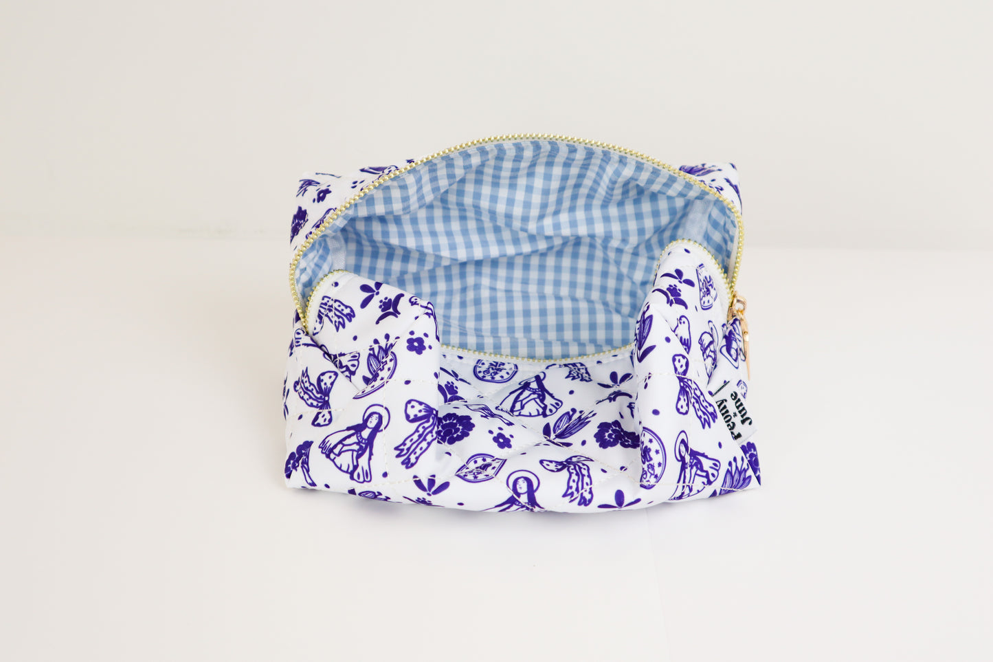 Marian Quilted Makeup Bag