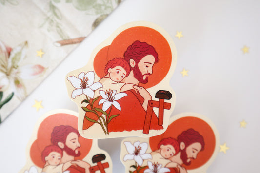 St Joseph Vinyl Sticker