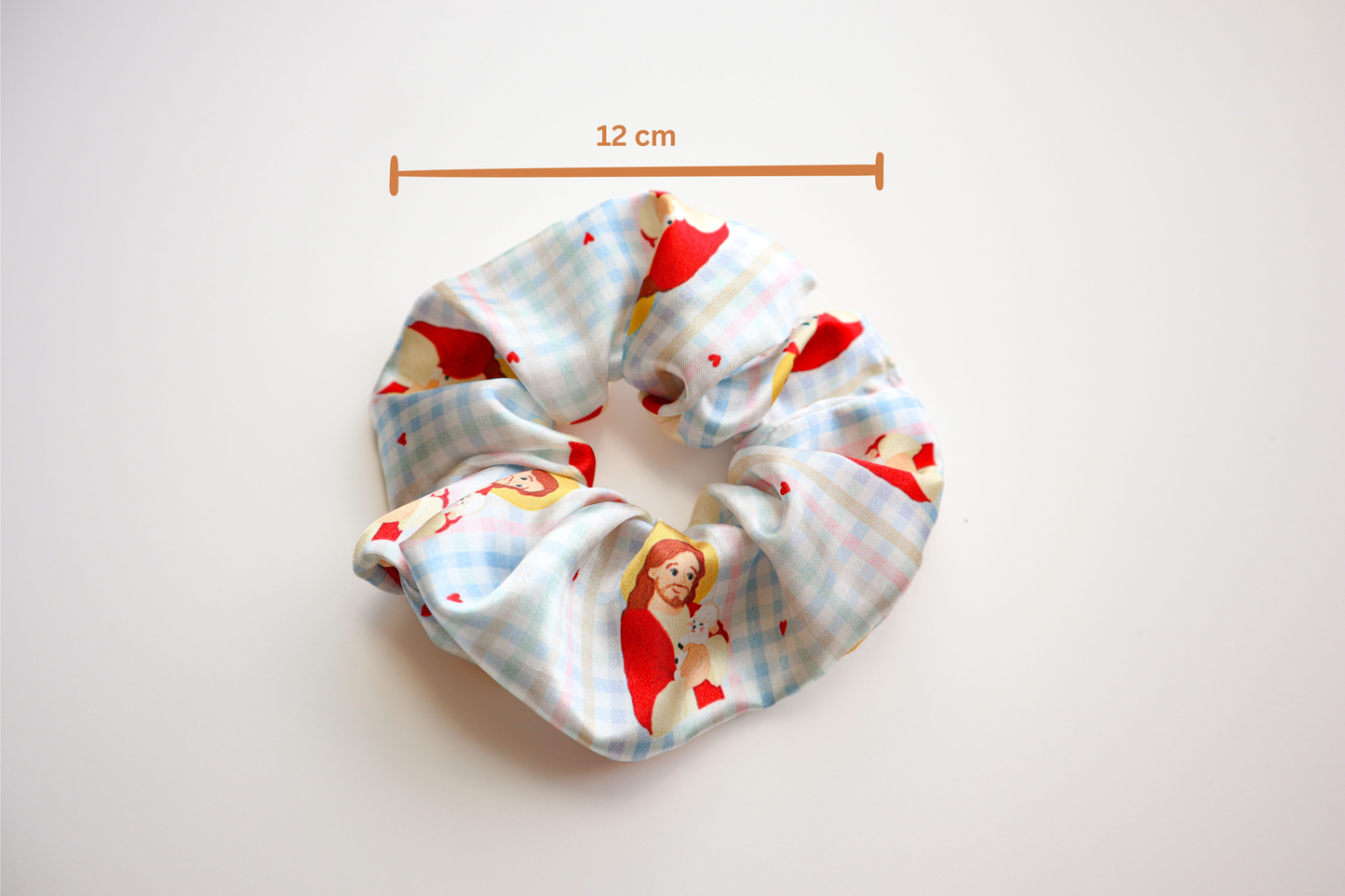 The Good Shepherd Medium Satin Scrunchie