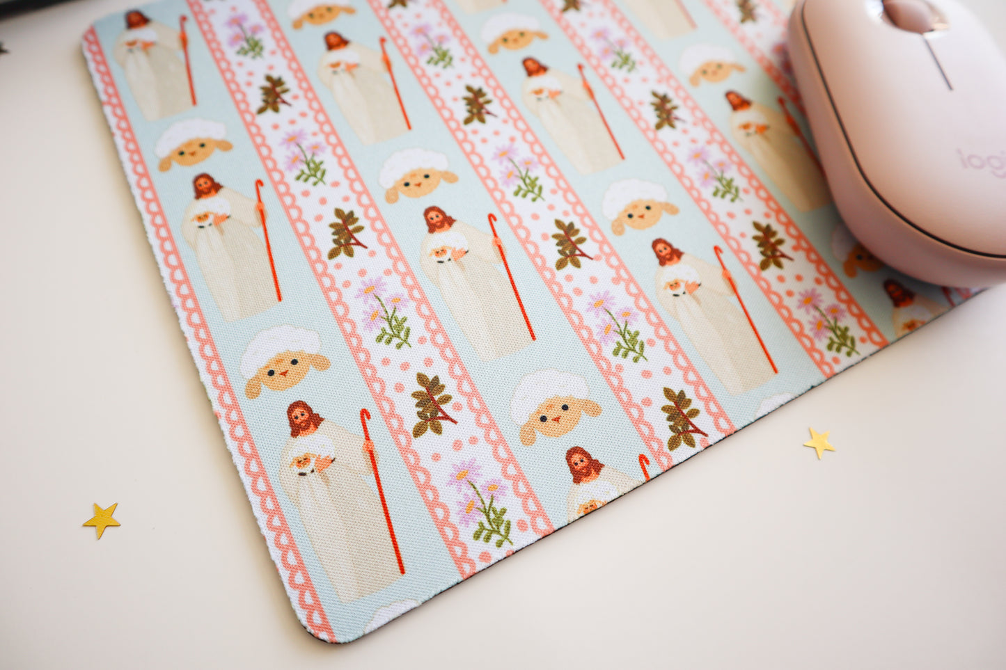 Jesus the Good Shepherd Mouse Pad
