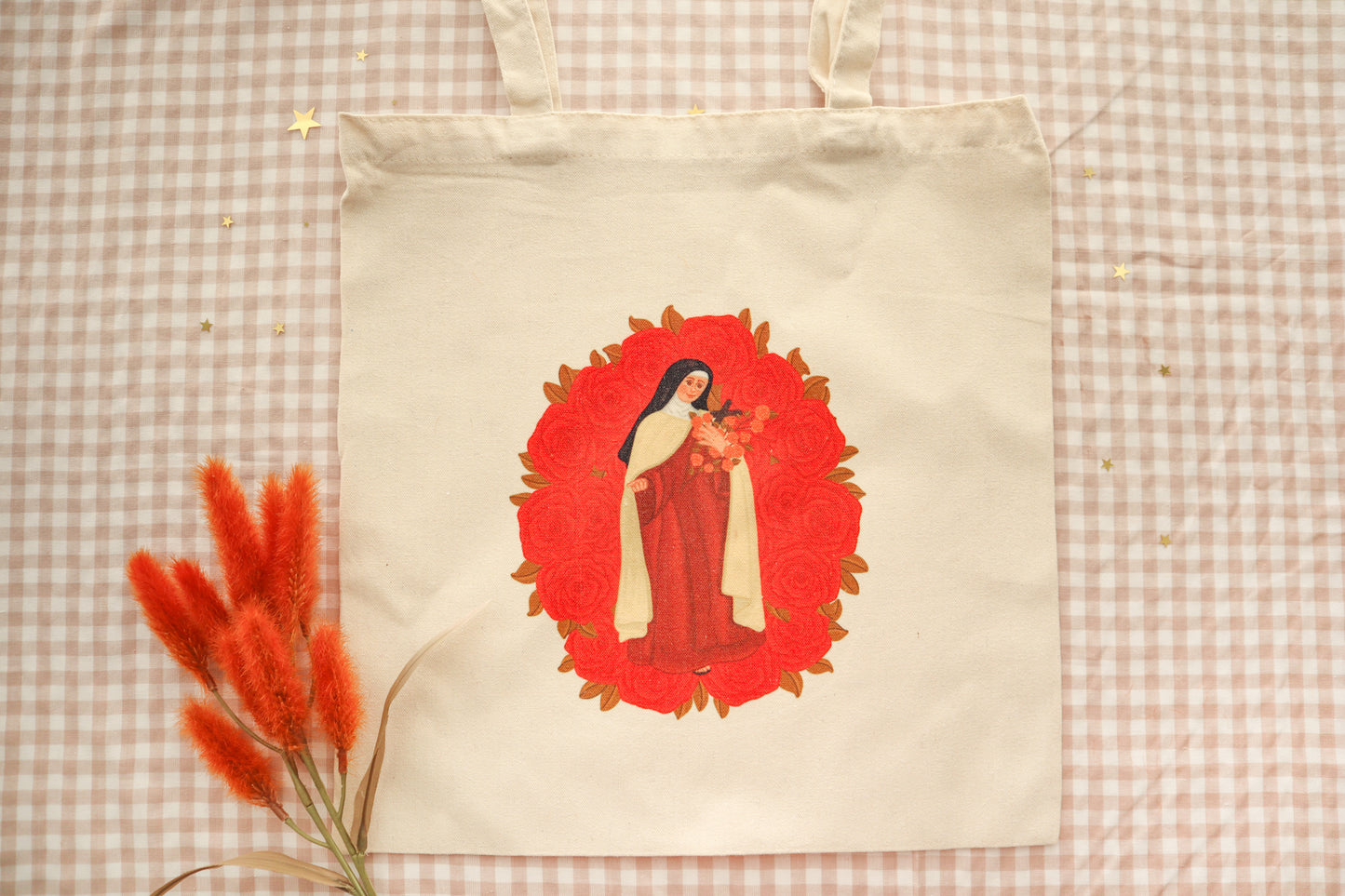 Saint Therese Canvas Tote Bag