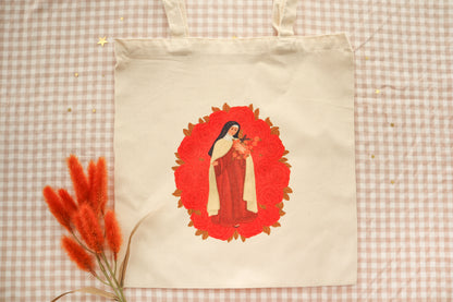 Saint Therese Canvas Tote Bag