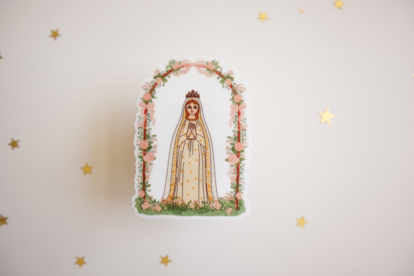 Our Lady of Fatima Vinyl Sticker