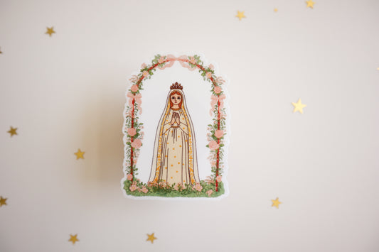 Our Lady of Fatima Vinyl Sticker