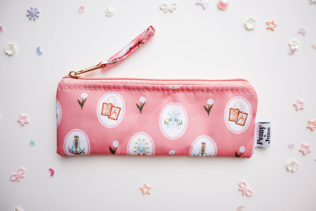 Pink Marian Pencil Case