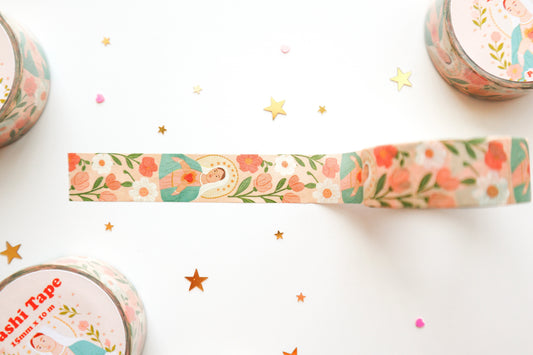 Floral Immaculate Heart Washi Tape