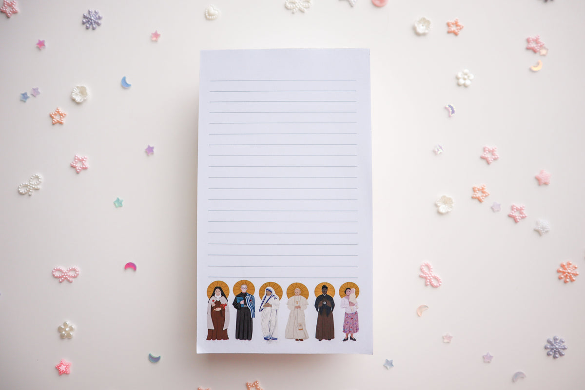 Saints Notepad 4x7