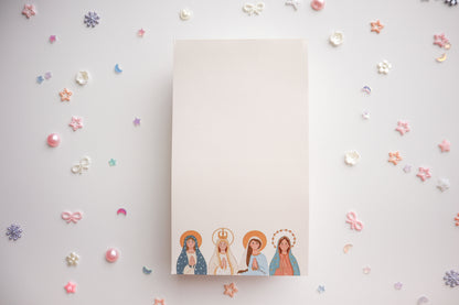 Blessed Mother notepad 4x7