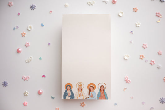 Blessed Mother notepad 4x7